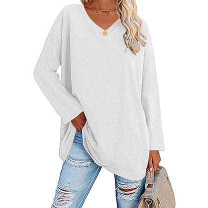 Sleeveless V Neck T Shirt