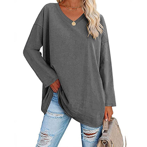 Sleeveless V Neck T Shirt