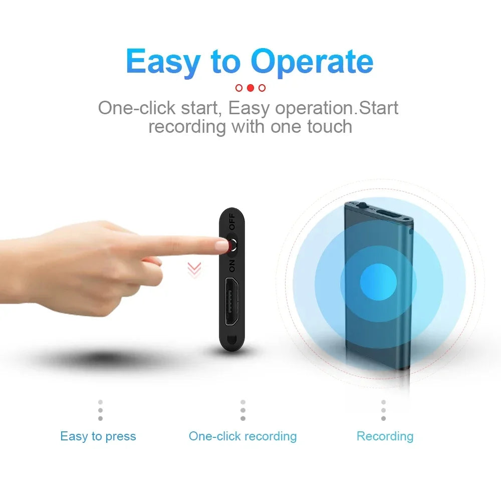 Small Handsfree Digital Voice Recorder