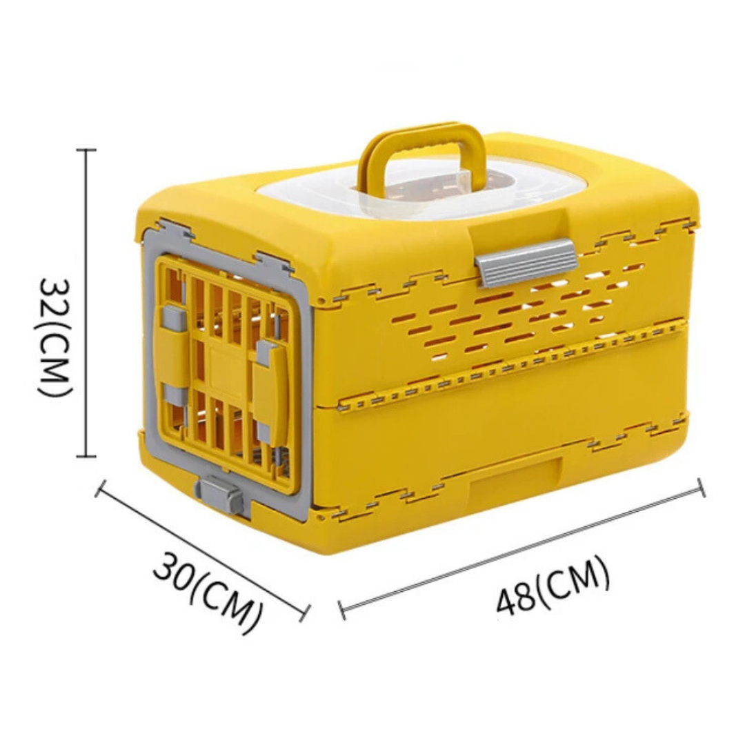 Portable Pet Travel Crate for Easy Safe Transport