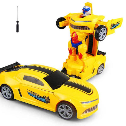 Fun Transforming Robot Car Toy for Kids