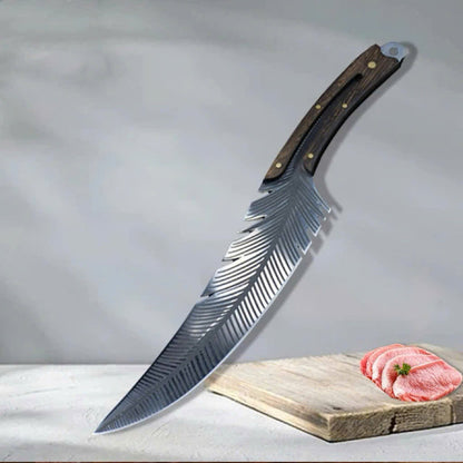 Premium Sharp Boning Knife with Wooden Handle