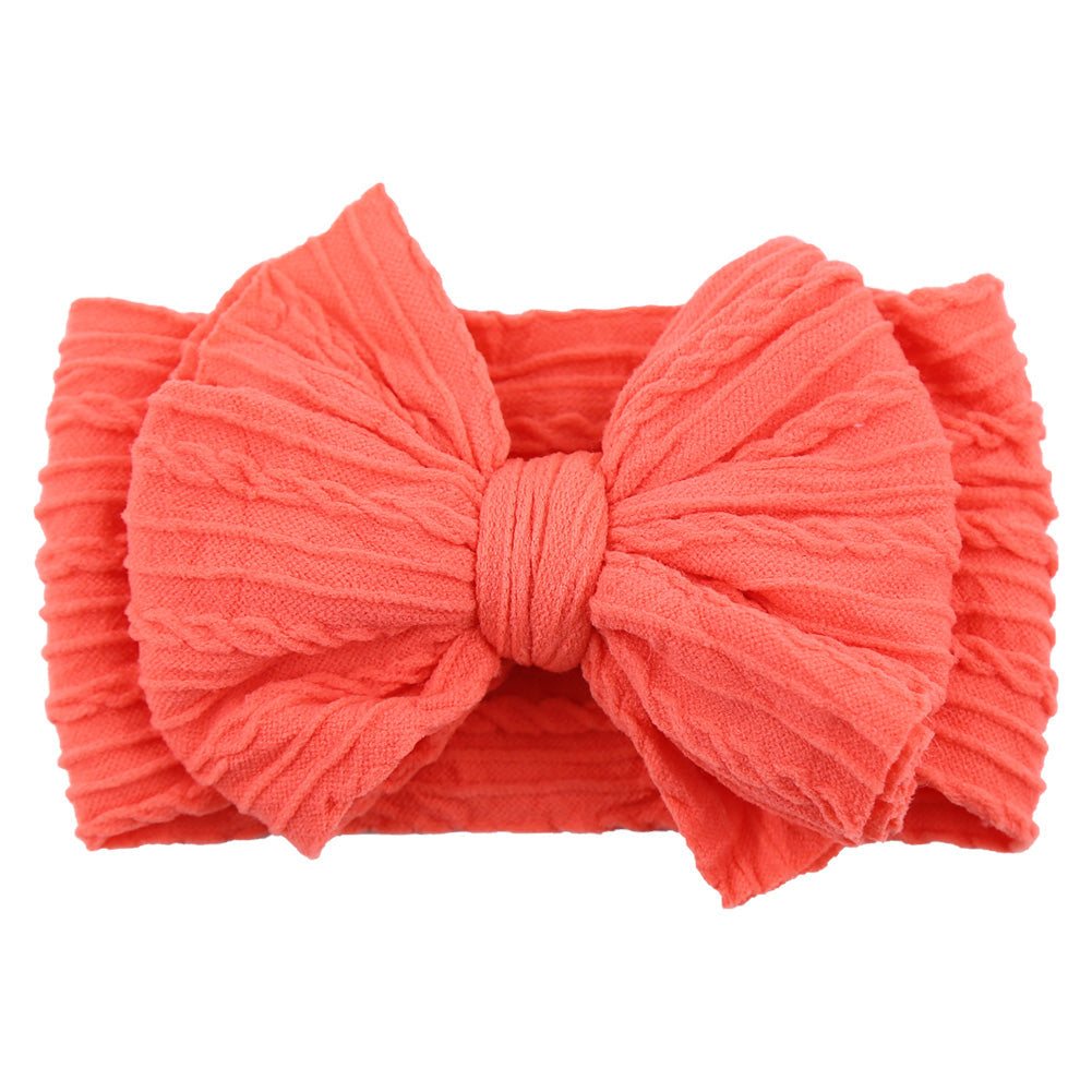 Kids' Soft Nylon Hair Bow Headband