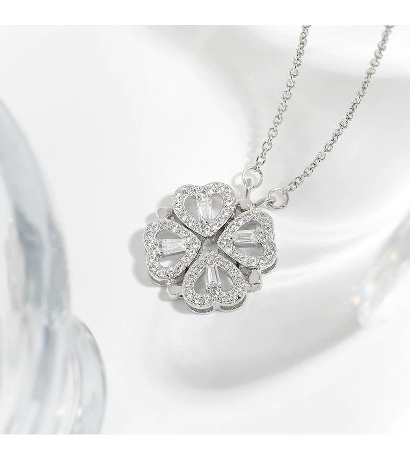 Lovely Crystal Heart Pendant Necklace